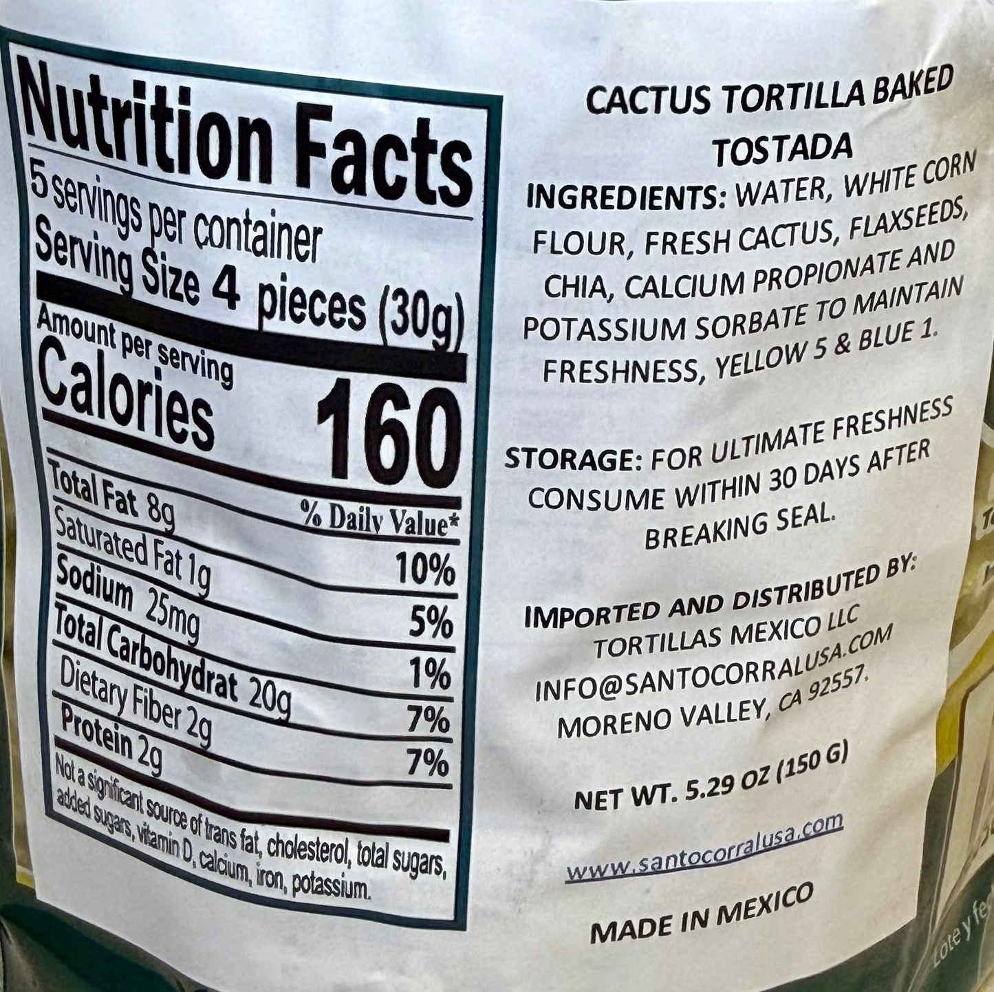 (NEW!) Tostadas de Nopal